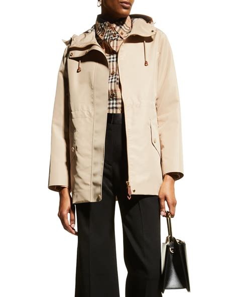 burberry binham hooded zip jacket|burberry coats for women.